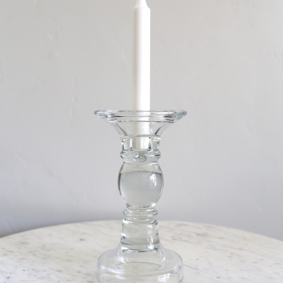 Glass candle holder, reversible - Picture 6 of 7